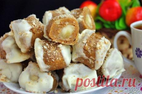 Конфеты с банановой начинкой
Серединка получается такой мягкой, сочной и ароматной.... Вкусно! Дети просят еще!
Сохрани себе рецепт
Показать полностью…
