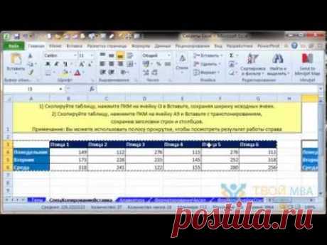 Тур по Excel: основы работы