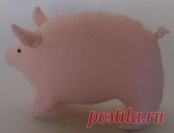Как сшить игрушку свинью своими руками / Мастер-класс