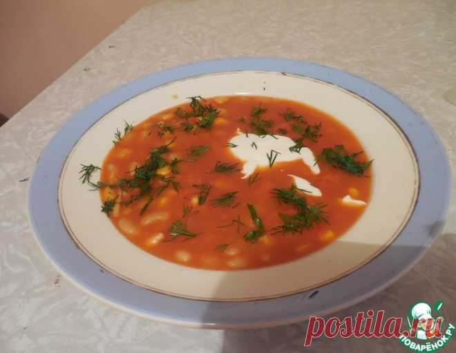 Суп фасолево-кукурузный – кулинарный рецепт