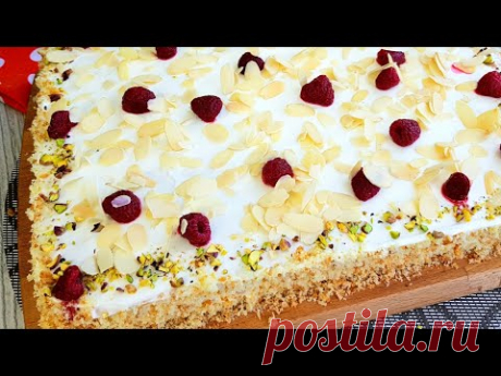 ТАКАЯ ВКУСНАЯ И НЕЖНАЯ/Я ГОТОВА ПЕЧЬ ИХ КАЖДЫЙ ДЕНЬ!!! КУСОЧЕК ЭТОГО  ТОРТА БУКВАЛЬНО ТАЕТ ВО РТУ👍