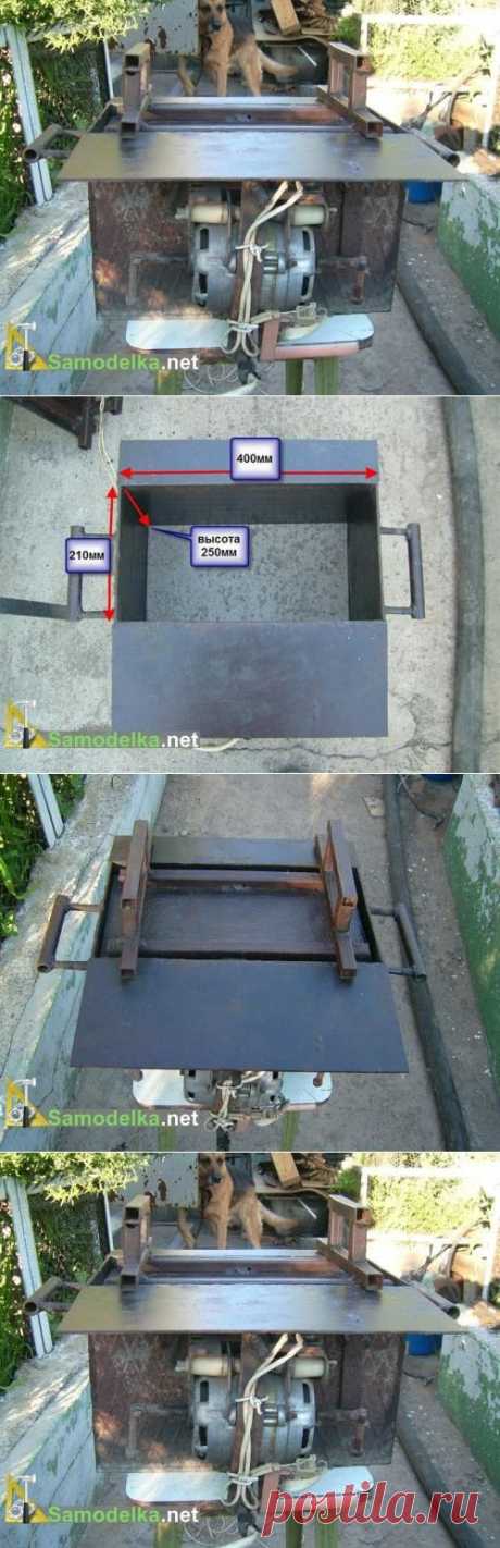 Простая шлакоблочная машина с вибратором своими руками