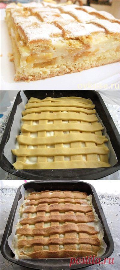 Яблочный пирог пышный - Простые рецепты Овкусе.ру