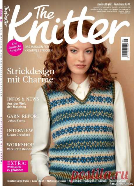 Вязаные проекты спицами в журнале «The Knitter Germany №69 2024»