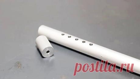 Как точно просверлить боковое отверстие в круглой заготовке | Своими руками