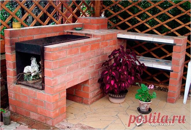 Барбекю из кирпича своими руками (+фото)