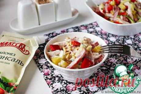 Салат из говядины с ананасом - кулинарный рецепт