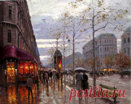 Художник-импрессионист E.J. Paprocki