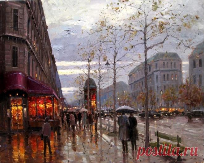 Художник-импрессионист E.J. Paprocki