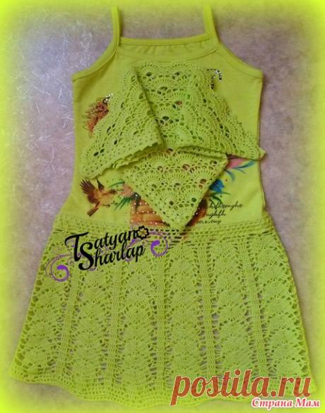 Комплект для девочки "Озорной лимончик" - Вязание - Страна Мам