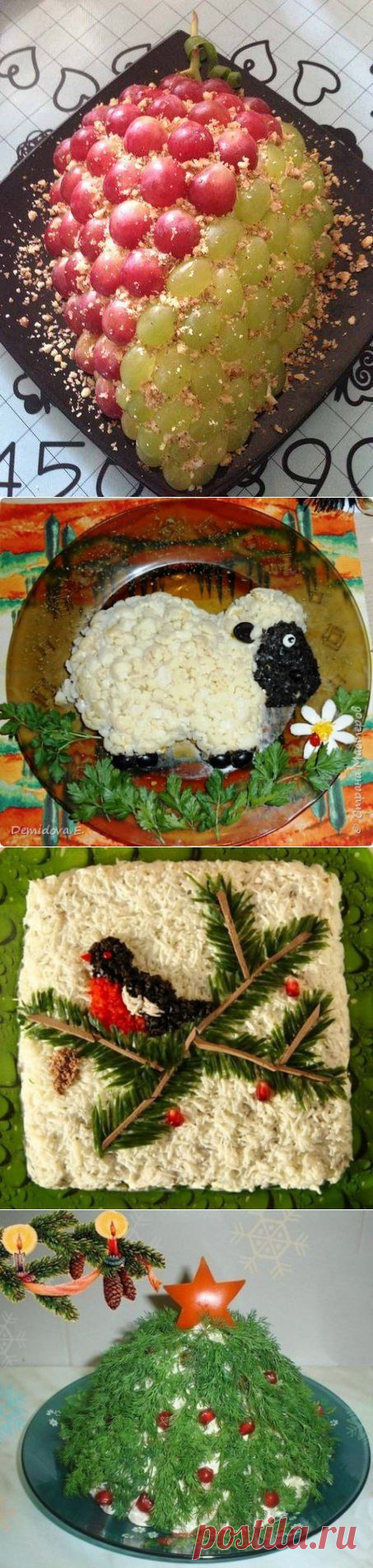 Очень вкусный и изысканный салатик "Тиффани" | Мамам, женщинам, бабушкам и очень любознательным.