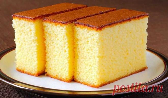 Рецепт классического бисквита от кондитера Олега Ильина — Банкетоф
