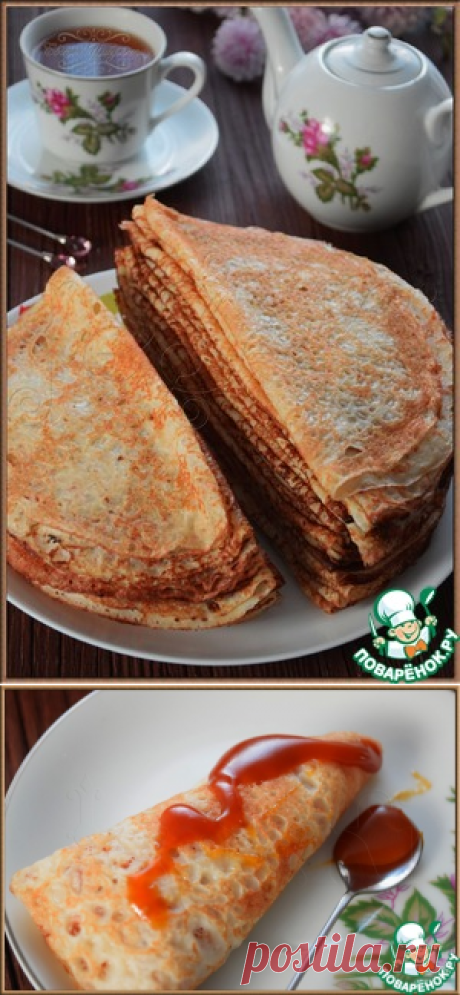 Мои заварные блины - кулинарный рецепт