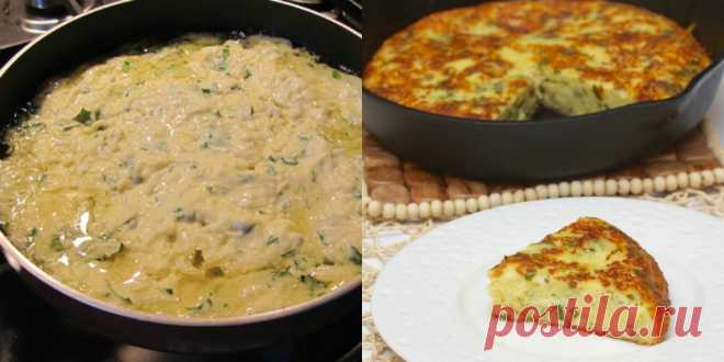 Пышная лепешка на сковородке: ароматно быстро и вкусно