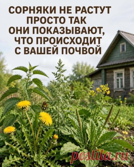 Пырей, крапива, подорожник и даже одуванчики могут рассказать о вашей почве больше, чем кажется.