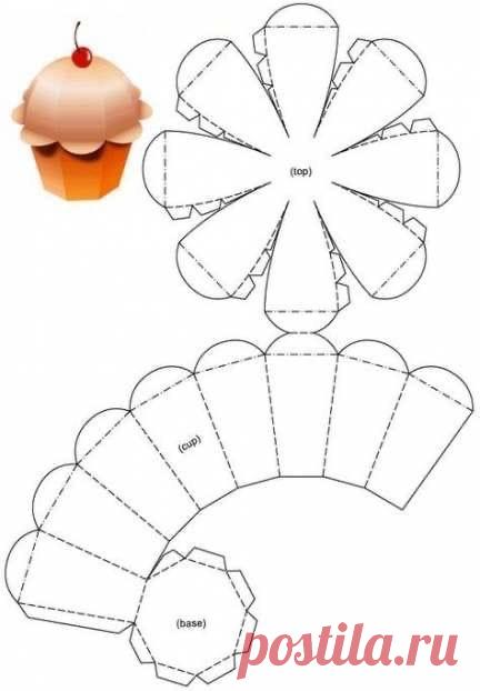 Интересные подарочные коробочки с шаблонами