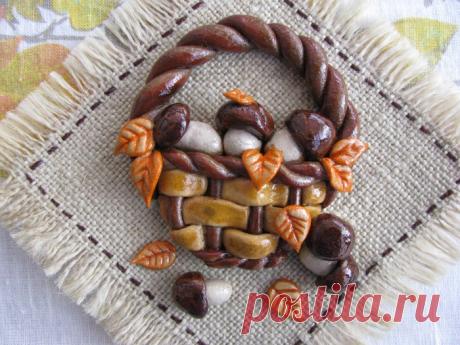 Корзинка с грибочками