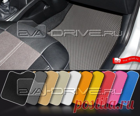 Kia Rio 2011 Коврики в салон, коврик в багажник, коврики автомобильные EVA-DRIVE