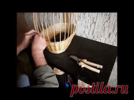 Плетение корзины-новые подробности-Basket weaving