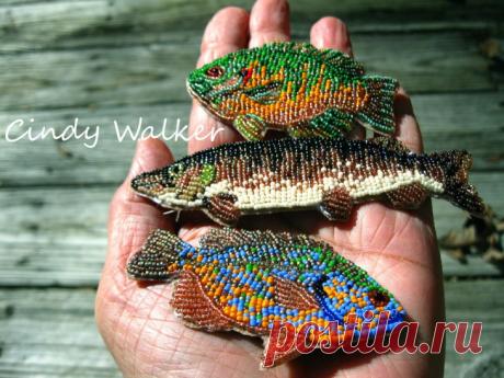 Брошки - рыбы