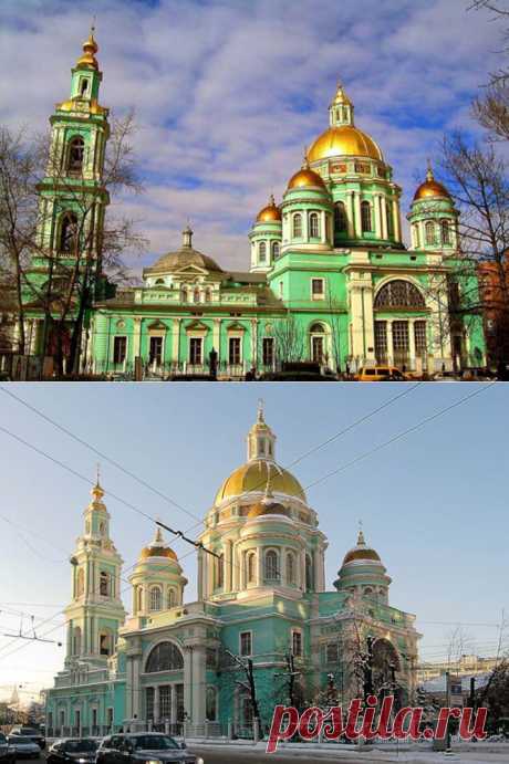 Богоявленский кафедральный собор в Елохове (Москва)
Был построен в 1837 году по проекту архитектора Е.Д.Тюрина. Здание выстроено в стиле классицизма и увенчано пятью куполами на световых барабанах, составляющими главное украшение храма... | Красивейшие храмы России