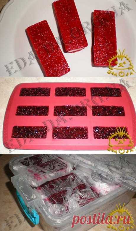 Кулинарный блокнотик для дочери - Домашний рецепт заморозки - Заморозка ягод (фруктов) с сахаром