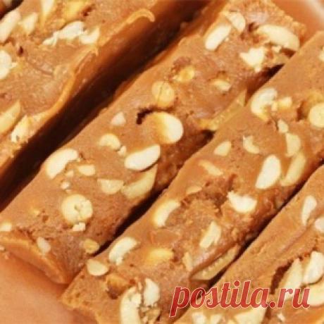 Щербет с арахисом своими руками. В магазине такого не купишь
