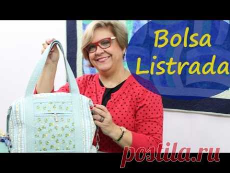 BOLSA LISTRADA | Ana Cosentino | Patchwork Sem Segredos 43 - YouTube