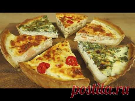 ГОТОВЛЮ ТРЕТИЙ ДЕНЬ, И КАЖДЫЙ РАЗ ПО НОВОМУ 🥧 Заливной Пирог &quot;Киш&quot; с ТРЕМЯ вариантами начинки!