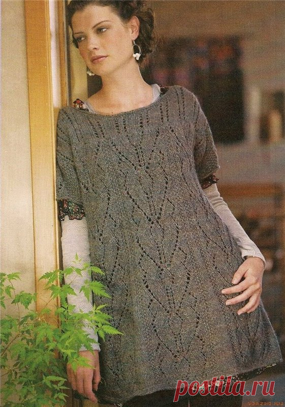 ТУНИКА СПИЦАМИ ALPACA TUNIC | Дневник Иримед