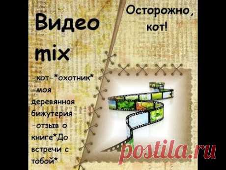 Видео mix (кот-охотник,моя коллекция деревянной бижутерии,впечатления от книги)