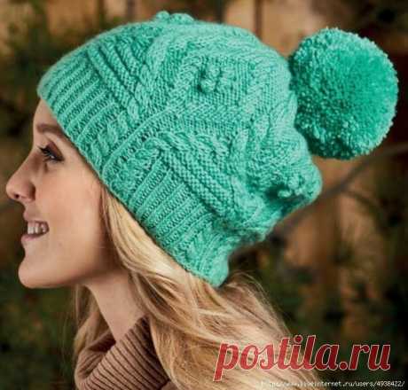 Вязаная шапка "Birgitz". Birgitz Bobble Hat by Natasja Hornby.
Любишь вязать? Люби и вяжи!
Вяжем вместе, подписывайтесь

Автор: 
Галина DAMские PALьчики. ru

Описание вязания шапки от дизайнера Natasja Hornby переведено из журнала “Knit Now”.

Размер:
Окружность головы – 53-57 см,
Высота шапки – 20 см.

Необходимые материалы:
Пряжа Cygnet Superwash Pure Merino DK (100% шерсть; 104 м / 50 грамм в мотке) – 2 мотка.

Необходимые инструменты:
Круговые спицы № 3.25 и № 3.75 дли...