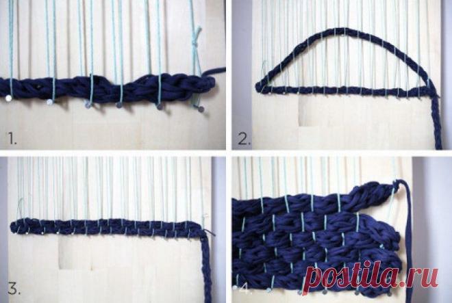 Коврик для ванной комнаты, сделанный собственными руками... Удобно и красиво!