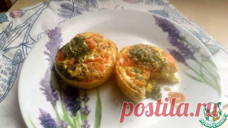 Вкусный, легкий и красивый завтрак Кулинарный рецепт