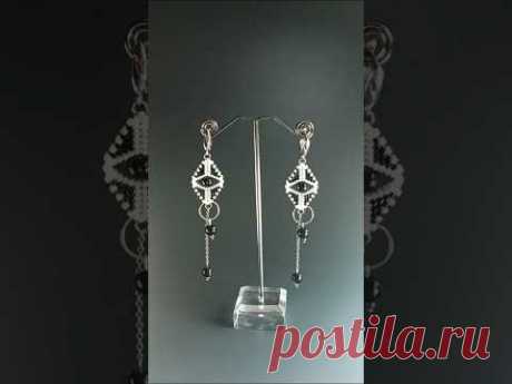 БЕЗКОШТОВНИЙ МК вже на каналі #бісероплетіння #beadingtutorial #beading #diy #сережкизбісеру