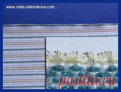 Как обработать срезы без оверлока