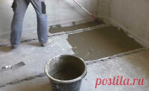 Секреты работы со стяжкой в квартире | мастеровой | Яндекс Дзен