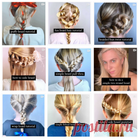 10 причесок с косами