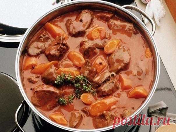 ТУШЕНОЕ МЯСО - ЛЮБИМОЕ БЛЮДО НАШИХ МУЖЧИН