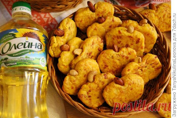 Пряное тыквенное печенье - сладкое и с сыром (2 рецепта) - пошаговый рецепт приготовления с фото