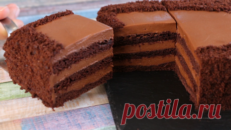 На сковороде! Самый вкусный шоколадный торт, который легко готовить. Без сливок и миксера | Еда Без Труда Ольга Мирошниченко | Дзен