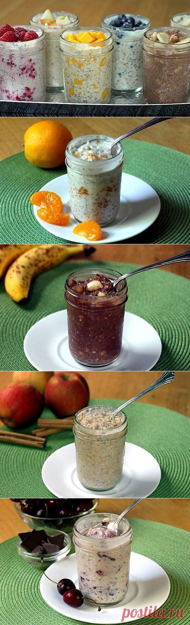 САМАЯ ВКУСНАЯ ЛЕНИВАЯ ОВСЯНКА В БАНКЕ | Мамам, женщинам, бабушкам и очень любознательным.