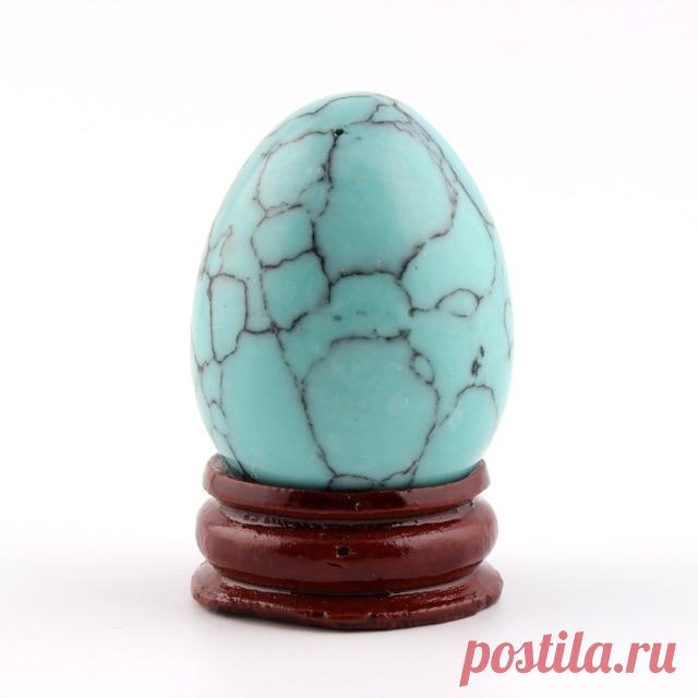 Бирюзовый опал розовый кварц Красная яшма яйцо с деревянной подставкой натуральный Чакра Исцеление Кристалл Камень «reiki» Резные Шары беспл купить на AliExpress