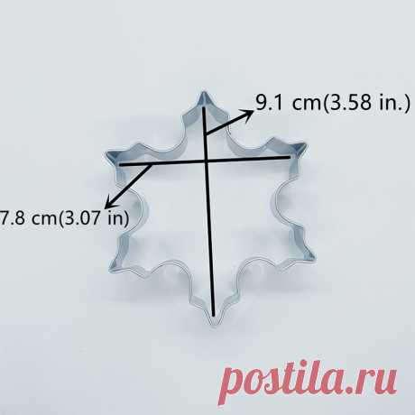 247,48Р--БЕСПЛ.ДОСТ.--KENIAO Рождественская фреза-7,8x9 см зимняя бисквит Фондант форма для выпечки хлеба сэндвич-нержавеющая сталь | Дом и сад | АлиЭкспресс