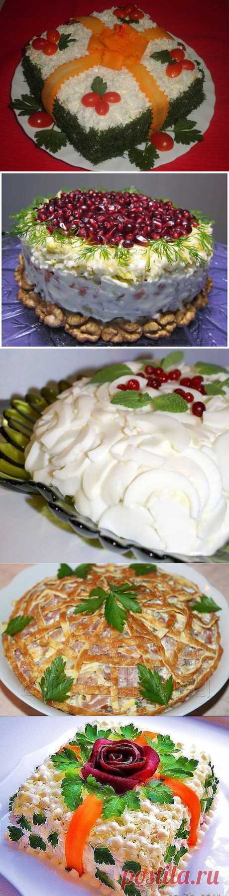 15 НЕВЕРОЯТНО ВКУСНЫХ САЛАТОВ ДЛЯ ПРАЗДНИЧНОГО СТОЛА - Простые рецепты Овкусе.ру