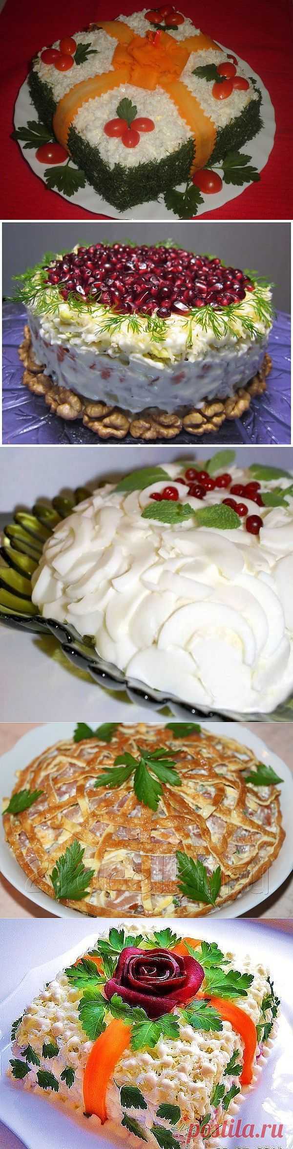 15 НЕВЕРОЯТНО ВКУСНЫХ САЛАТОВ ДЛЯ ПРАЗДНИЧНОГО СТОЛА - Простые рецепты Овкусе.ру