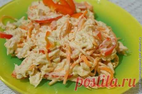 Салат с курицей и морковью по-корейски | Ваши любимые рецепты