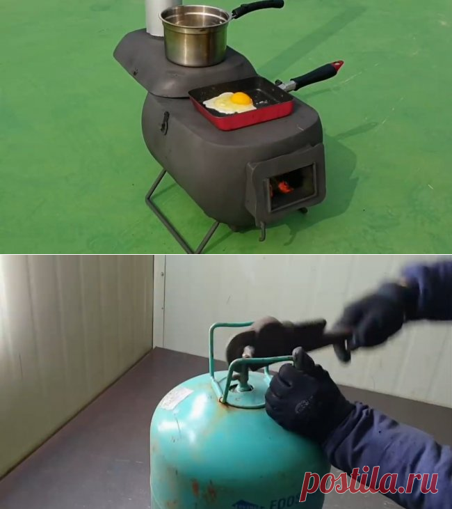 Компактная раскладная печь с двумя варочными плоскостями