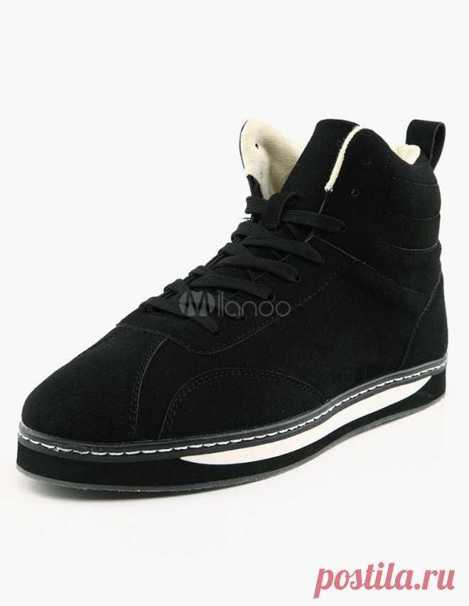 Micro Suede Sneakers - Milanoo.com