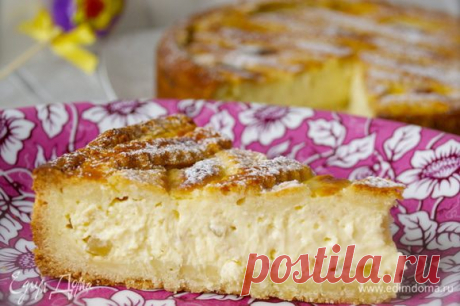 Итальянский пасхальный пирог с миндалем и заварным кремом (Pastiera). Ингредиенты: рикотта, молоко, яйца куриные | Официальный сайт кулинарных рецептов